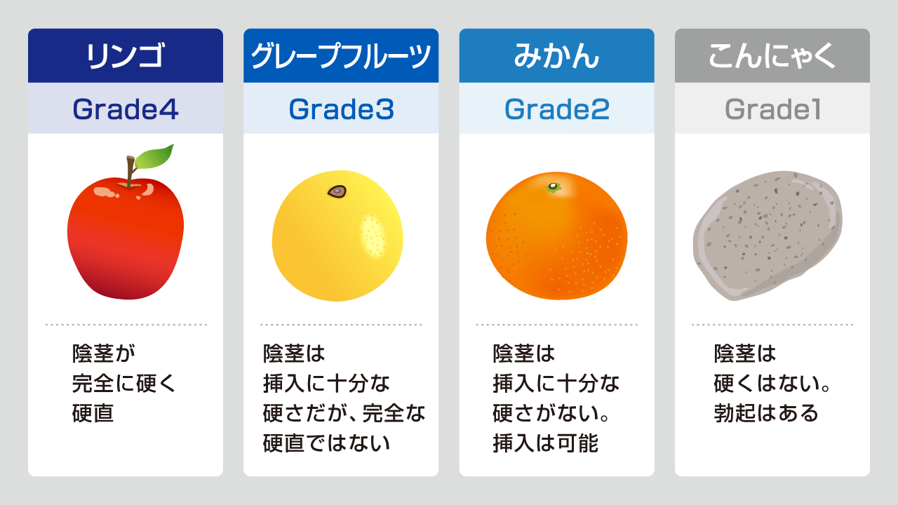 勃起硬度測定評価EHS(Erection Hardness Score)