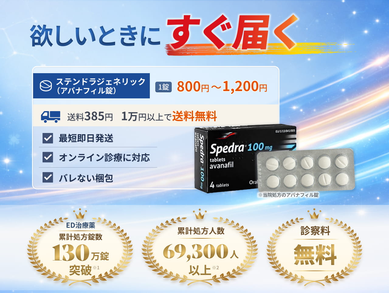 ステンドラの処方・通販（オンライン診療）