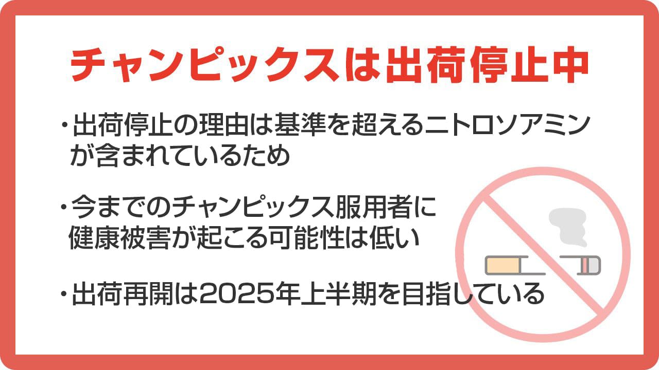 チャンピックが出荷停止中の理由