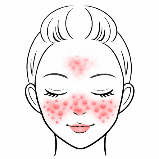 酒さ2期イラスト