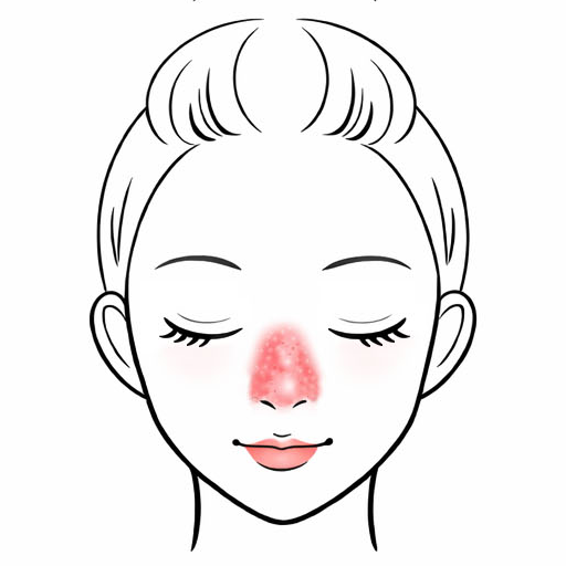 酒さ3期イラスト