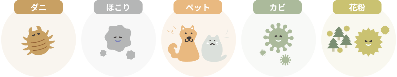 アレルギー性結膜炎の原因
