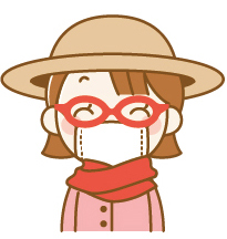 マスク・メガネ・帽子