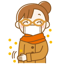 花粉を払い落す