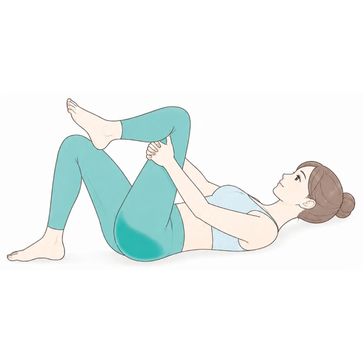 お尻のストレッチ