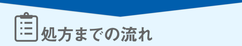 処方までの流れ